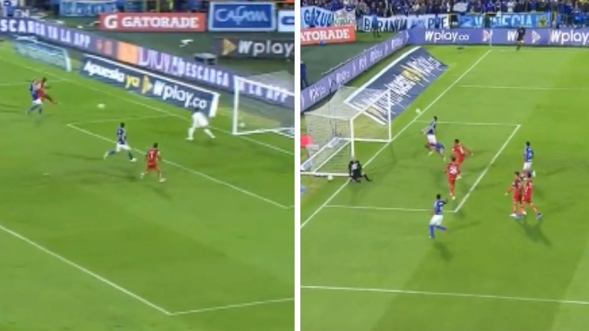 Millonarios vs. América de Cali.