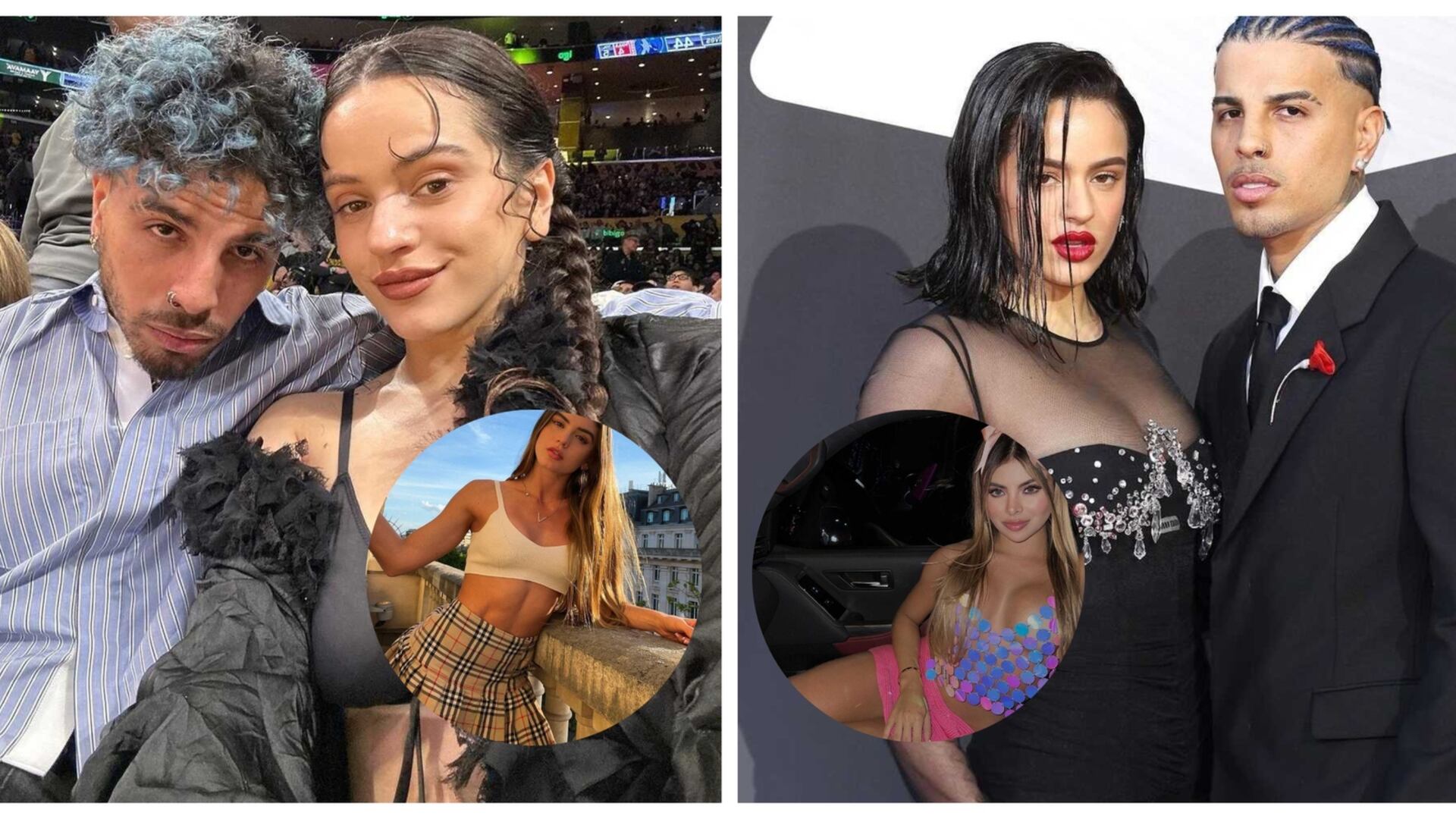 Raw Alejandro y Rosalía: Así reaccionaron las redes sociales sobre supuesta Infidelidad del cantante (Captura de pantalla de ig: Rosalia, Laura Sánchez y Valeria Duque; getty images)