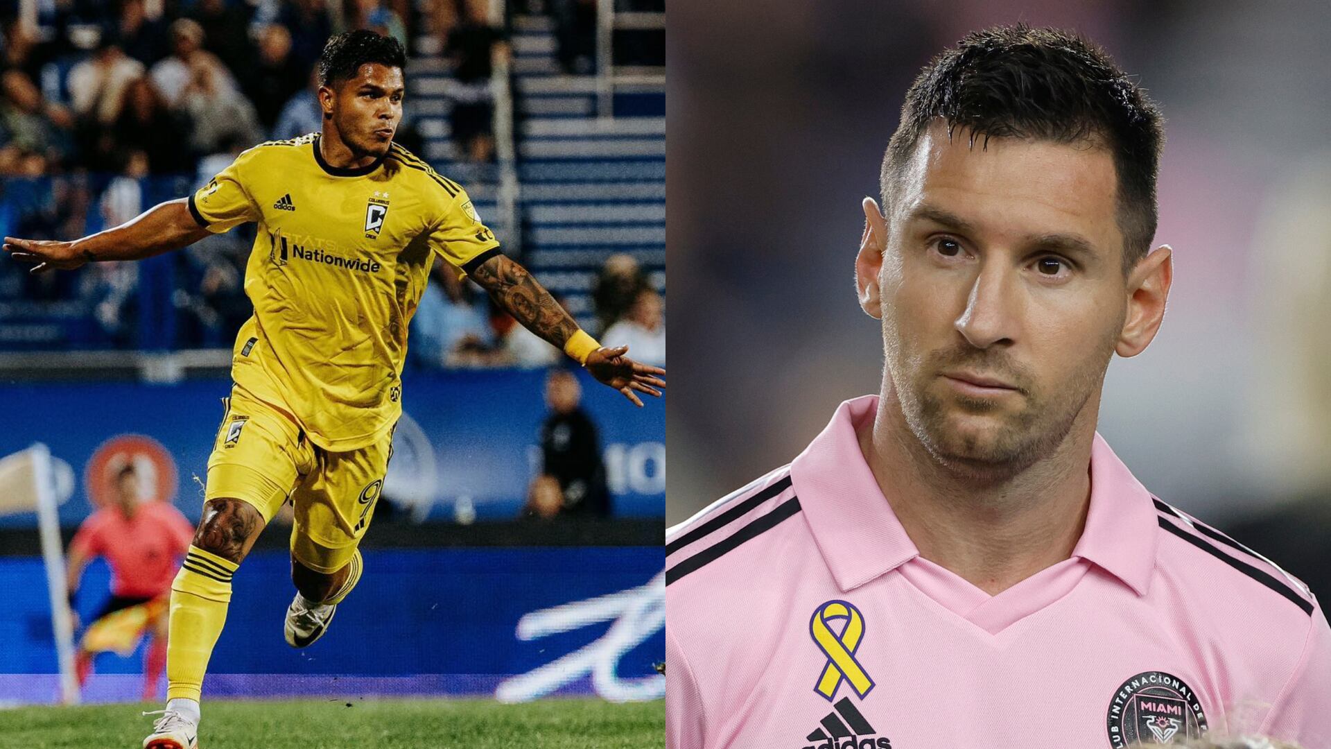 Cucho Hernández le ganó el premio de mejor jugador a Lionel Messi