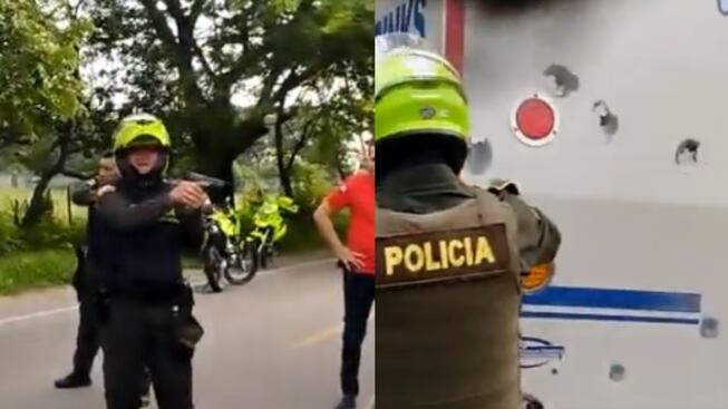 Asalto a camión de valores en Valledupar.