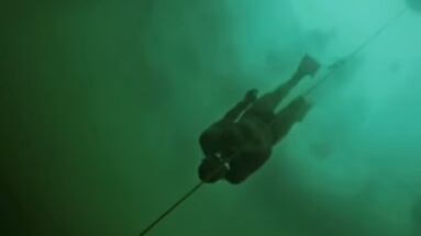 El buzo libre David Vencl alcanzó el Record Guinness