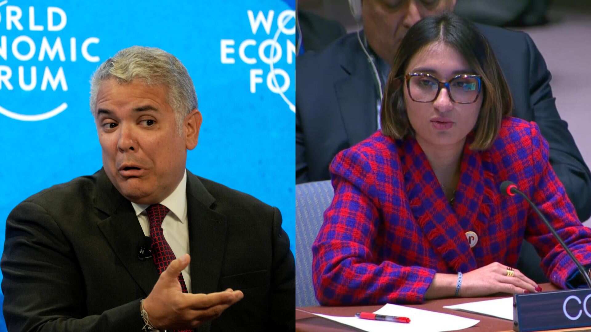 Iván Duque y Laura Sarabia