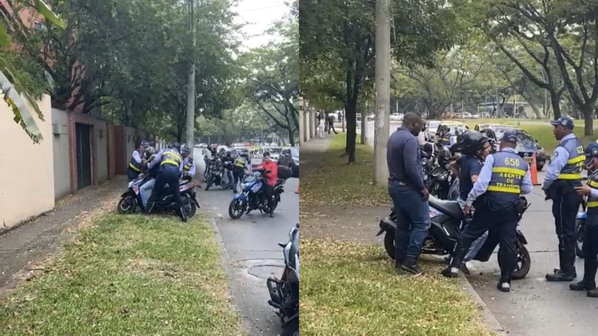 Un ciudadano que no tenía papeles al día intento escapar cuando fue requerido por agentes de tránsito.