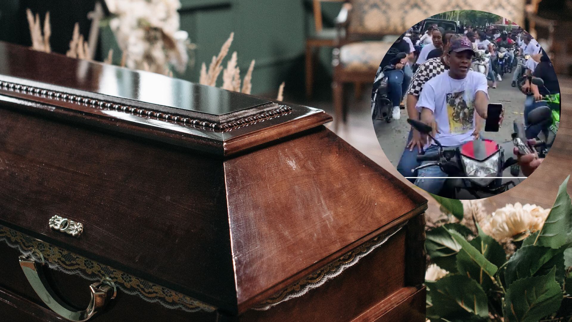 Montaje - Pixabay (Ataud), TW Roberto Ortíz