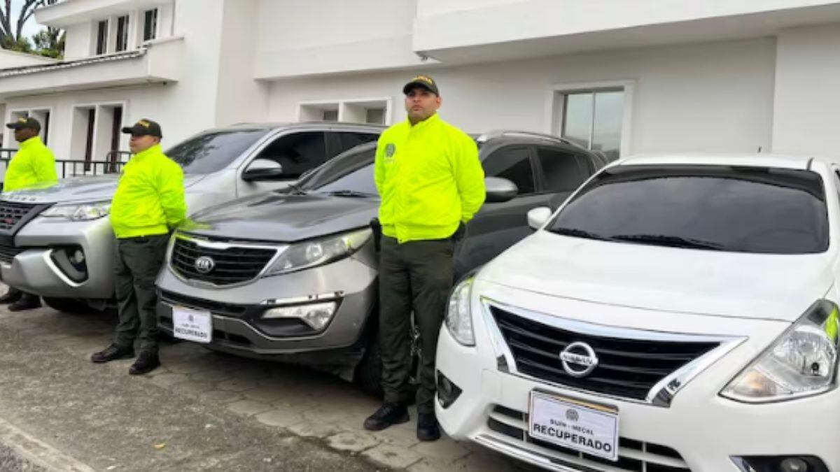 Las autoridades capturaron una banda que se dedicaba a robar vehículos en la ciudad de Cali.