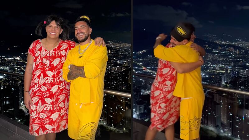 Emiro Navarro con Ryan Castro en Medellín