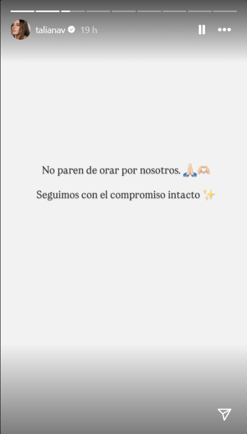 Taliana Vargas hizo un llamado a caleños para que oren por su esposo, Alejandro Éder