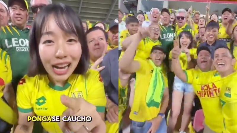 Hincha japonesa del Bucaramanga contribuyó en video dedicado a burlarse de Santa Fe