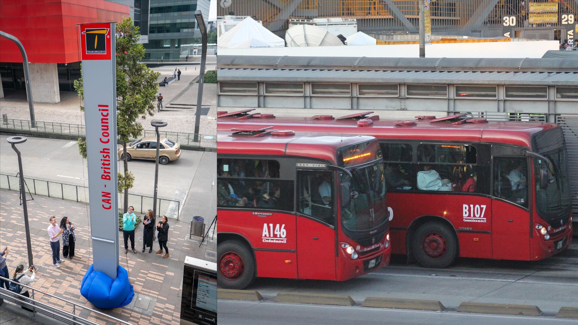 Esta estación de TransMilenio cambió de nombre y selló una alianza importante con el British Council
