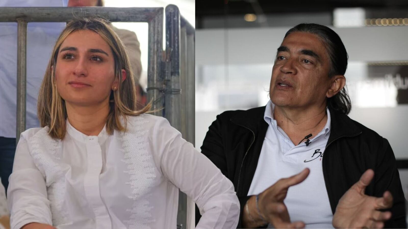 Laura Sarabia y Gustavo Bolívar
