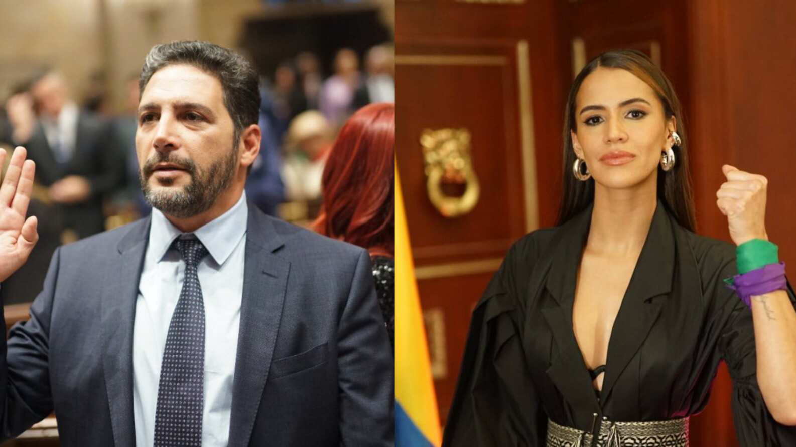 Agmeth Escaf y Mafe Carrascal, representantes a la Cámara, protagonizaron agarrón en redes sociales