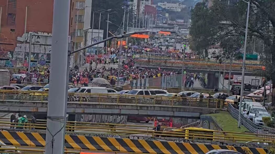 Protestas en Bogotá este 24 de abril