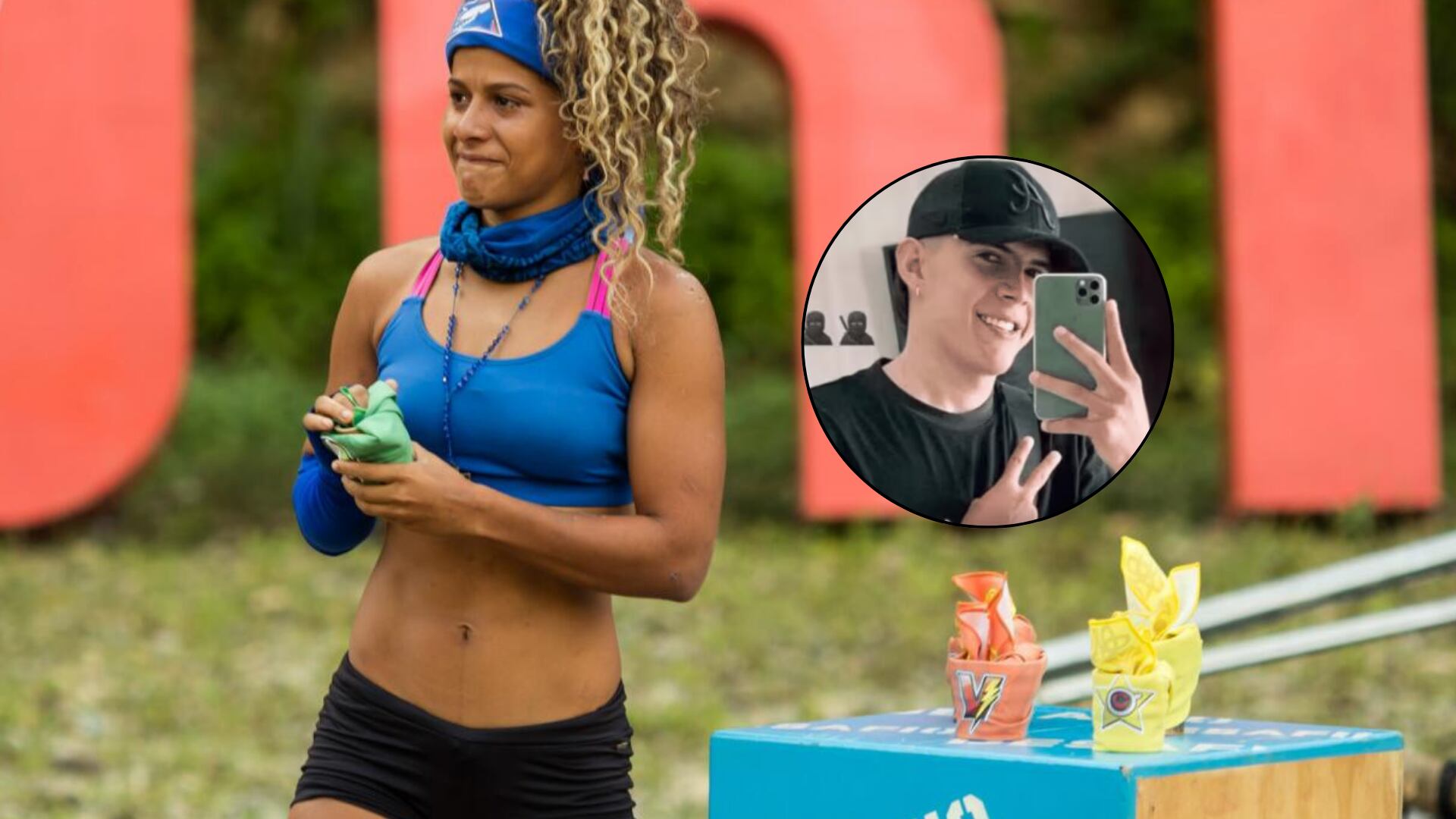 Karmen Mestre y su hermano, Luis David Mestre Palma