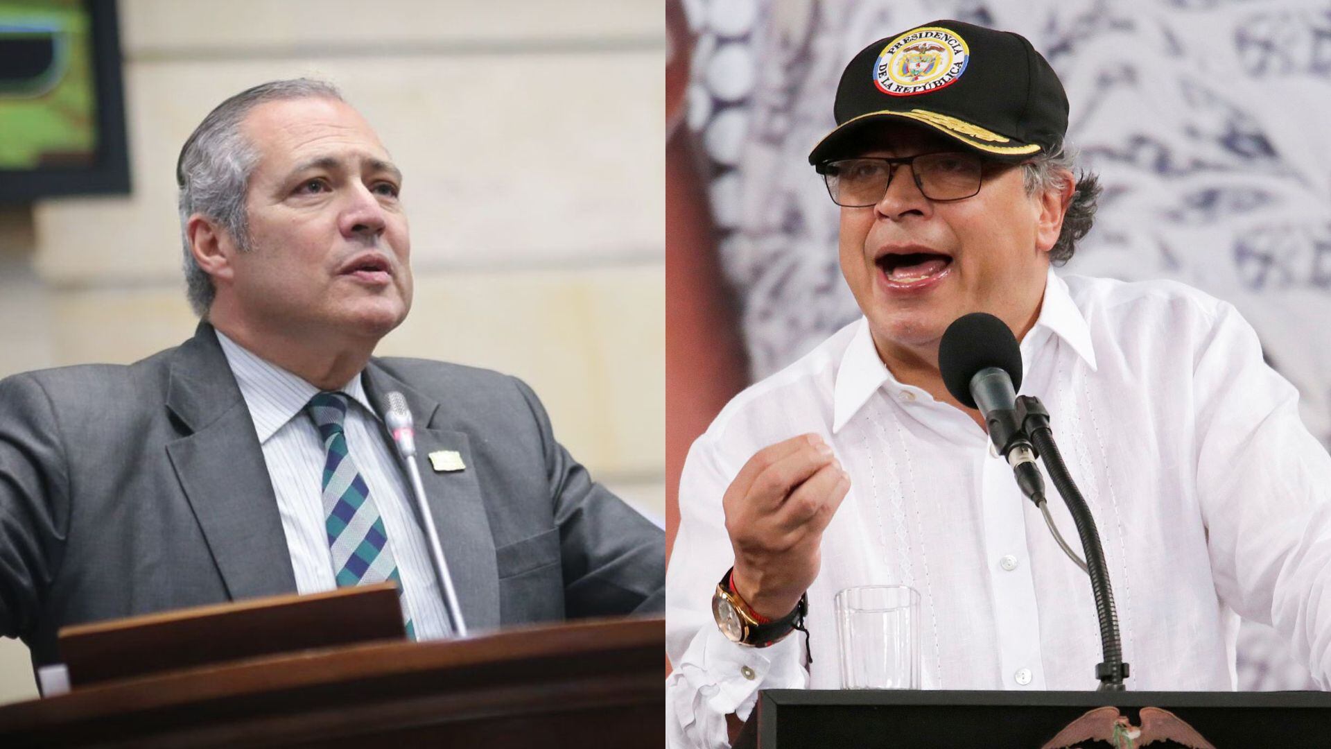 El presidente Petro arremetió contra Iván Name