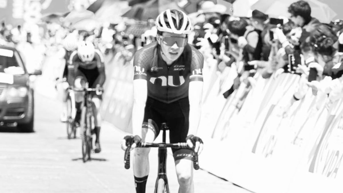 Luto en el ciclismo colombiano: falleció Cristian Camilo Muñoz, como consecuencia de su caída