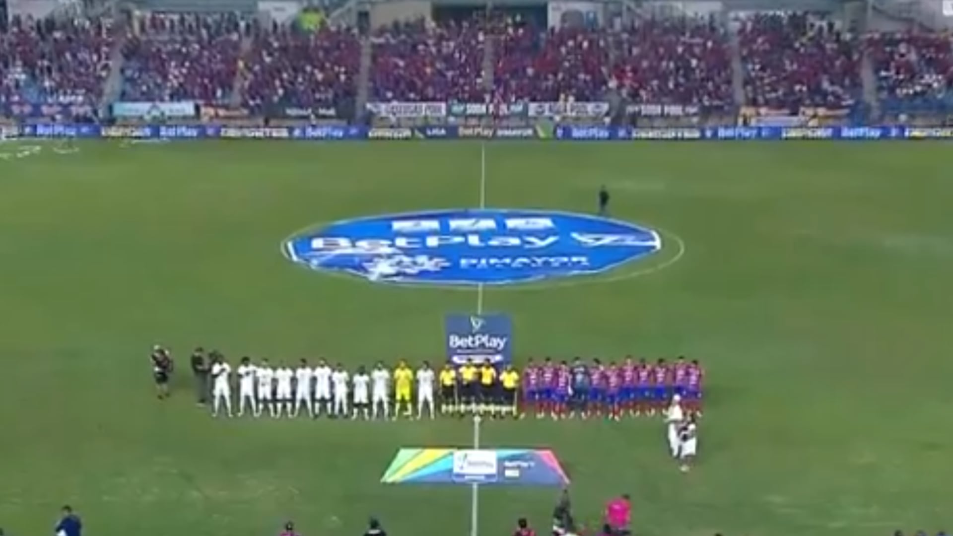 Himno de Colombia en Santa Marta - Foto: Captura de pantalla