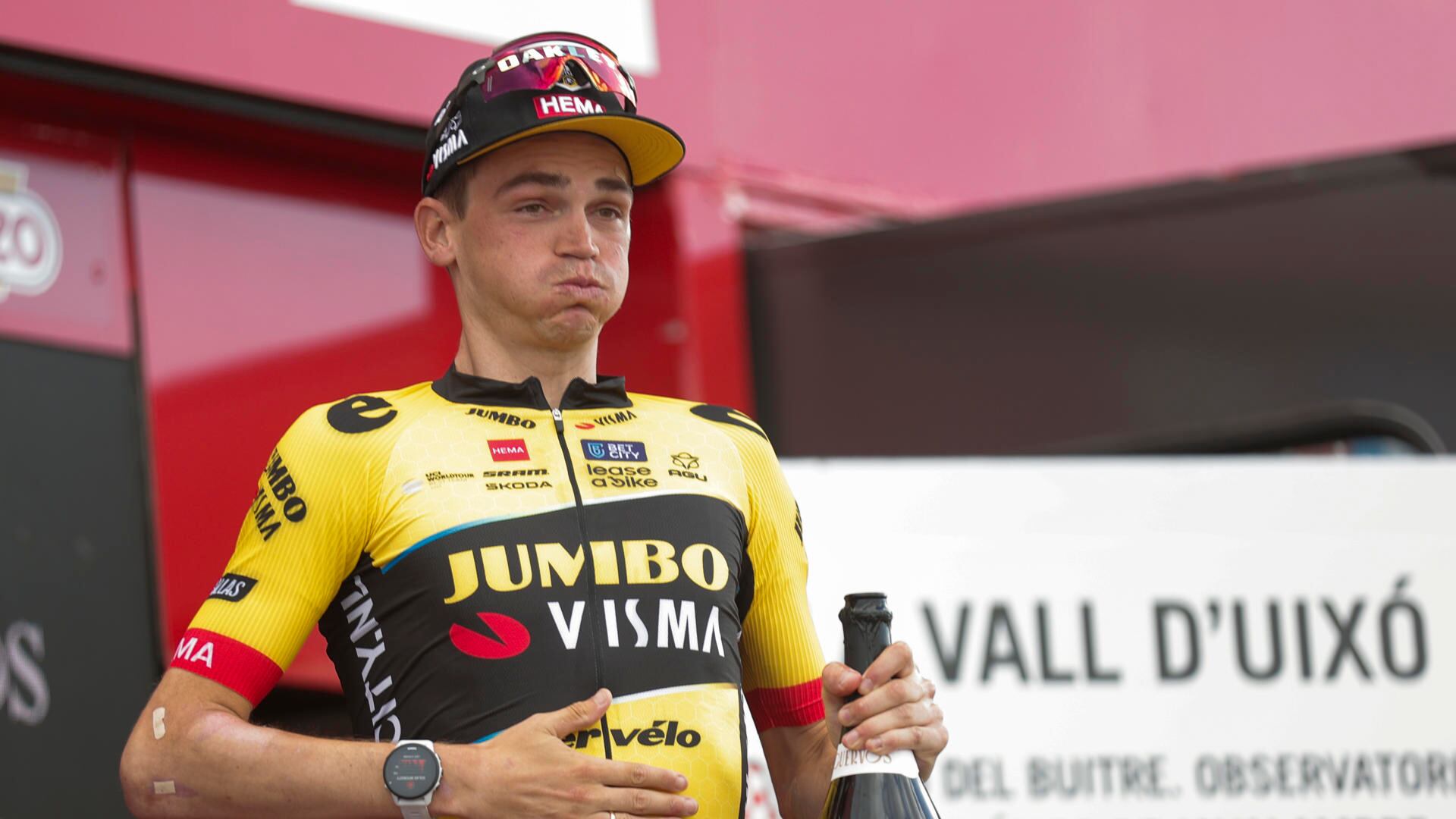 Sepp Kuss dejó boquiabiertos a muchos con su sediento festejo en La Vuelta a España