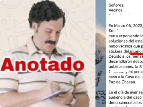 ¿Molestan los grupos de Whatsapp? A vecino lo demandaron por responder con sticker de Pablo Escobar