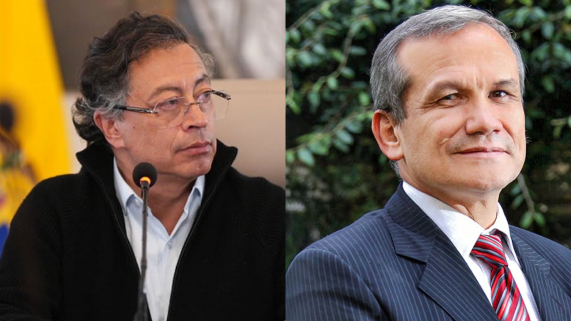 Gustavo Petro y Carlos Ramón González.