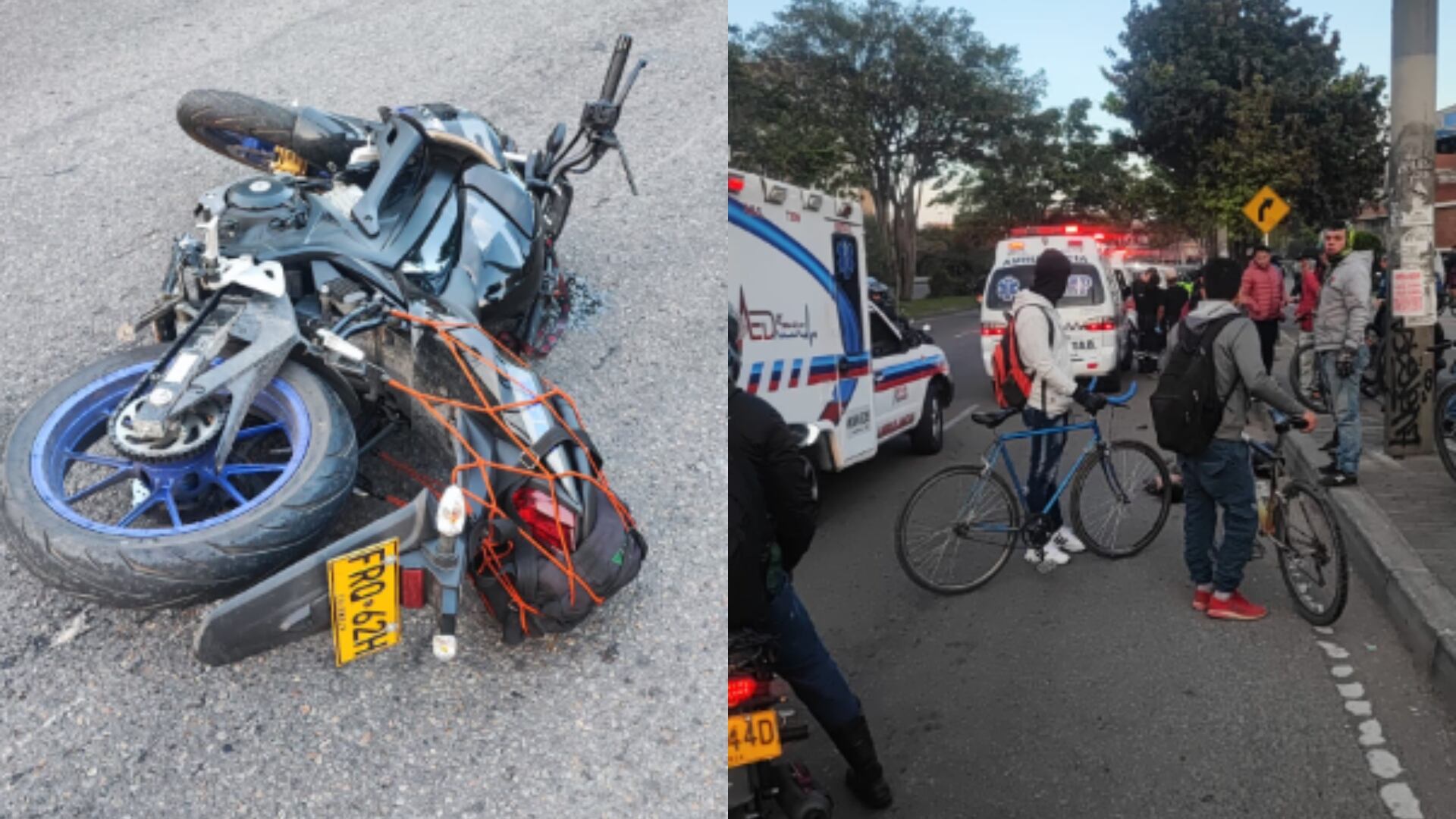 Accidente de tránsito con fatalidad en la localidad de Suba.