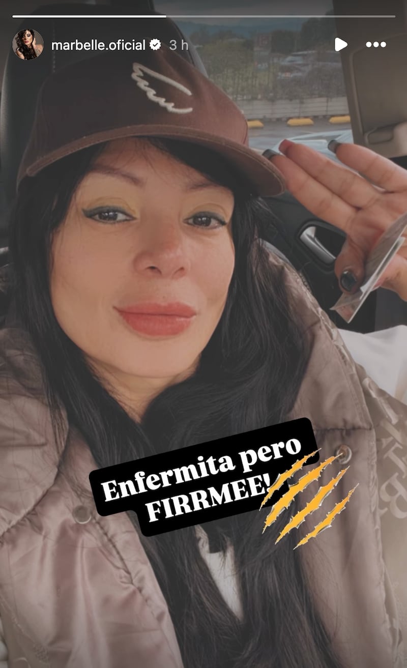 Marbelle por poco y no puede votar por De la Espriella debido a un delicado impedimento