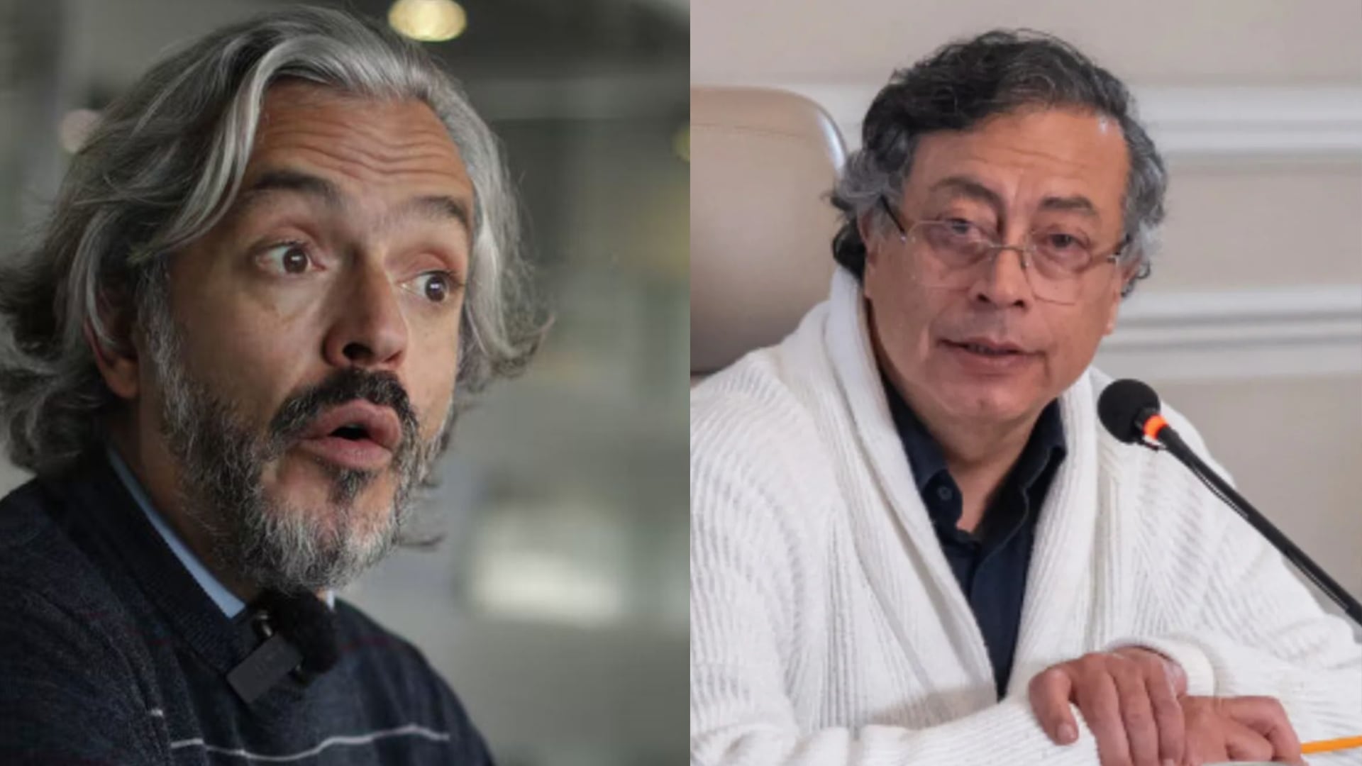 Rifirrafe entre Juan Daniel Oviedo y el presidente Gustavo Petro