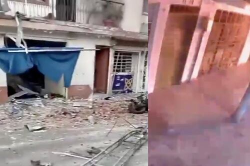 Video: revelan el momento exacto cuando la moto bomba estalla en el hotel de Jamundí