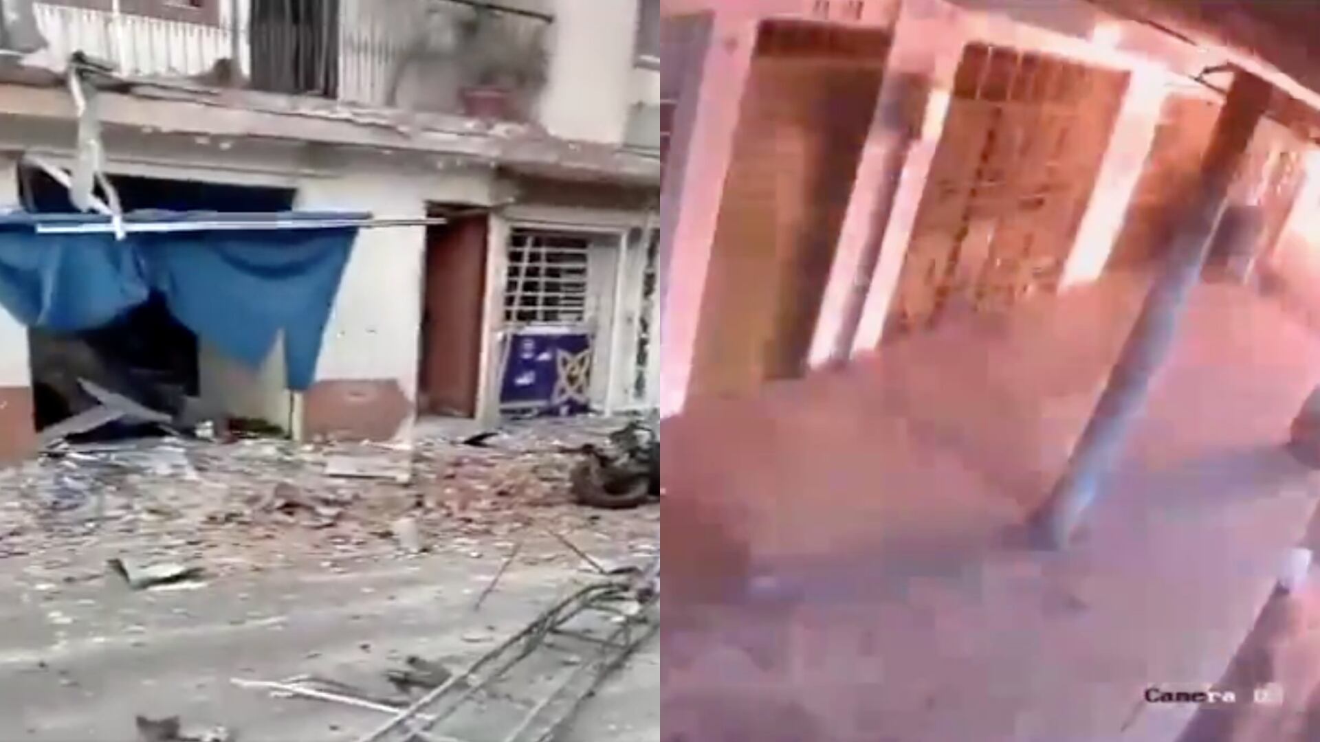 Publican video de la explosión de la moto bomba en el hotel ubicado en Jamundí, Valle del Cauca.