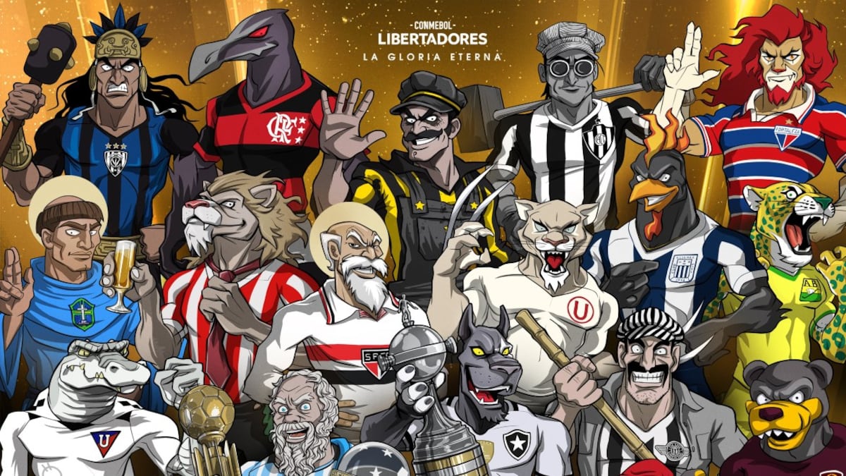 La Libertadores presentó su póster de mascotas y muchas lucen mejor que las originales