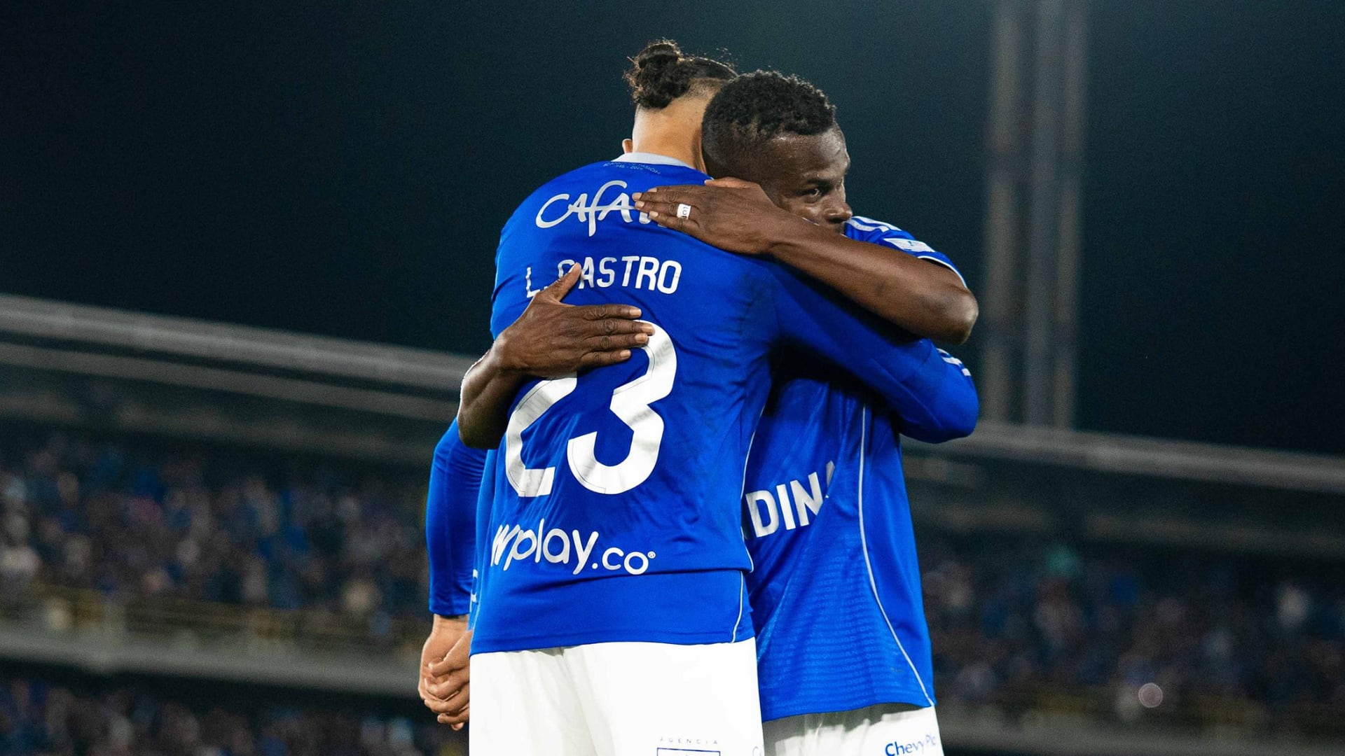 Leo Castro y Carlos Darwin Quintero - Foto: Millonarios el 30 de abril del 2026