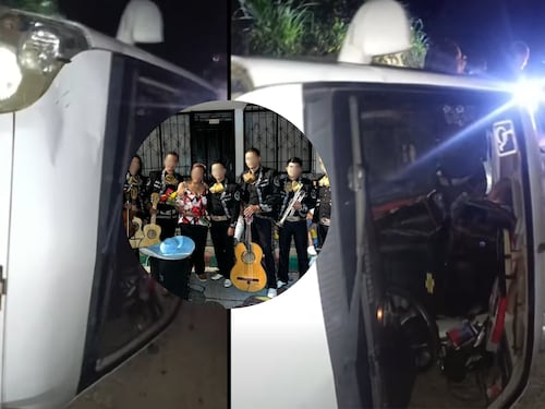 Grupo de mariachis resulto herido tras accidente de tránsito en zona rural de Armenia, Quindío