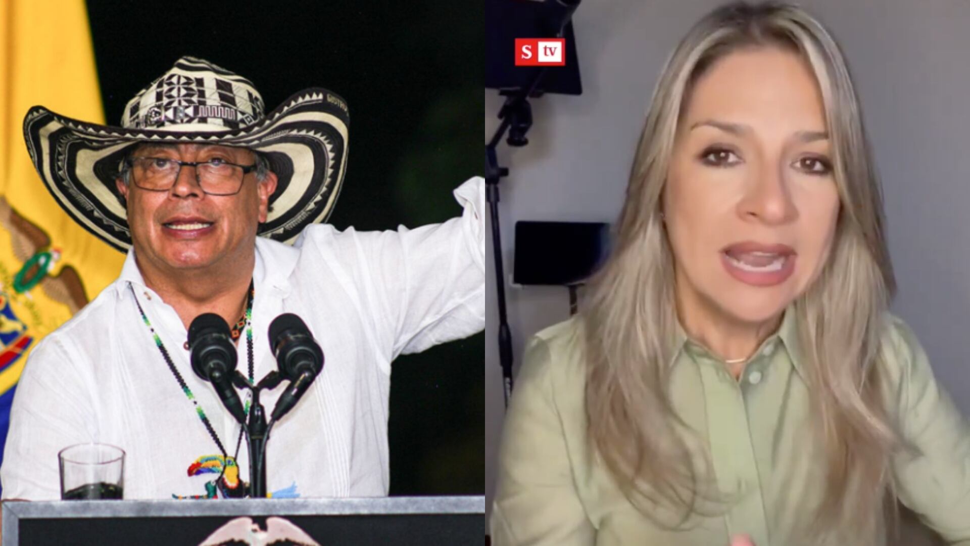 El presidente Gustavo Petro le respondió a Vicky Dávila al compararlo con Lenin y Stalin.