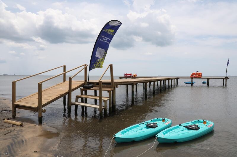 Foto de la playa de Puerto Mocho.