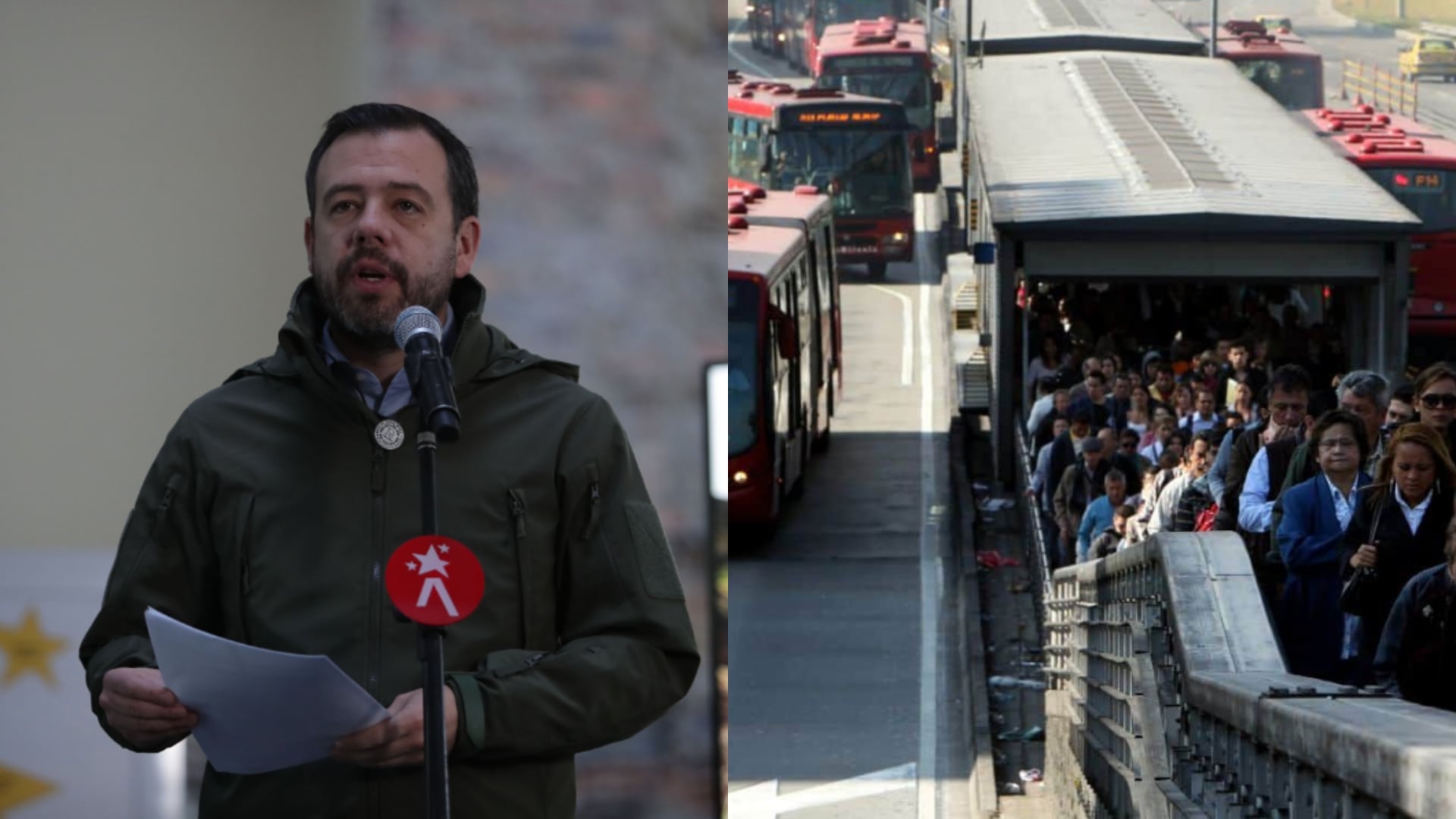 El alcalde Carlos Fernando Galán se refirió a la posibilidad de aumentar el pasaje de TransMilenio.