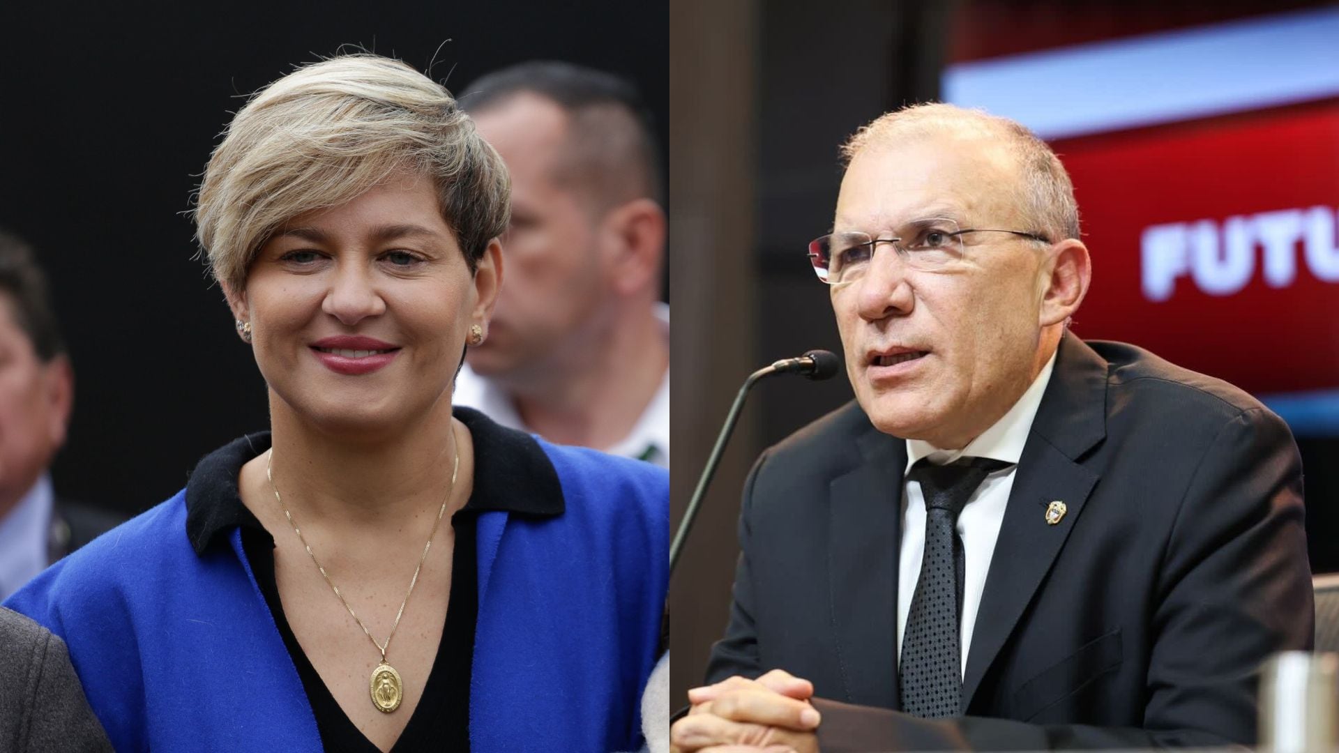 Verónica Alcocer y Roy Barreras