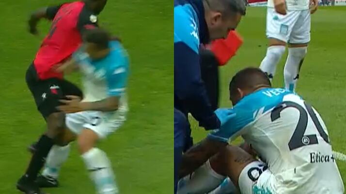 Lesión de Emiliano Vecchio