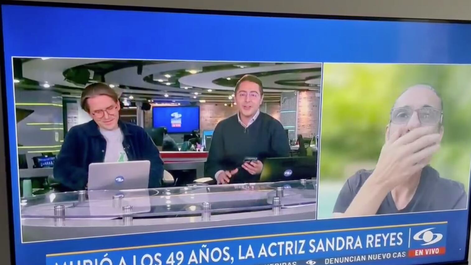 En plena entrevista, periodista de Noticias Caracol tuvo un descache con Miguel Varoni