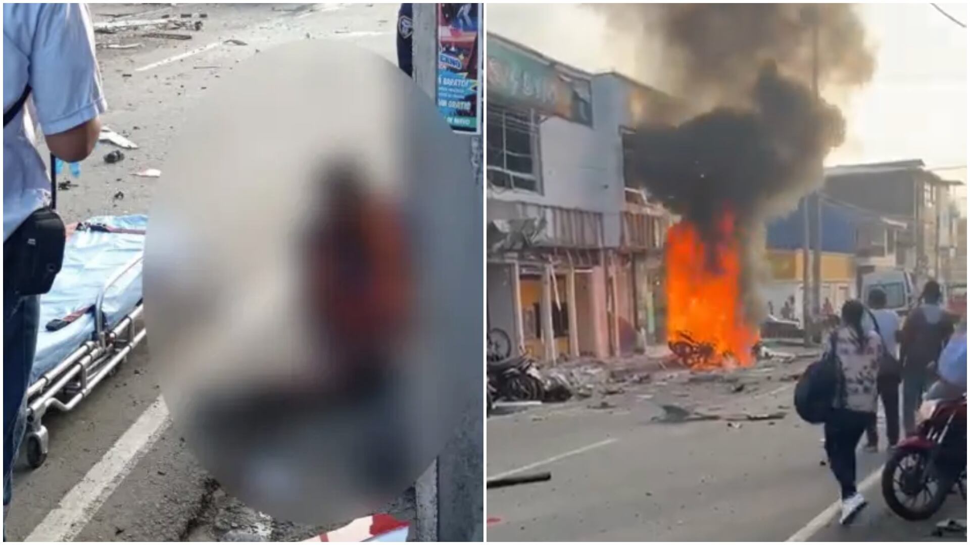 Rafael, famoso cuidador de motos, sufrió graves heridas tras el atentado con moto bomba en Jamundí (Redes sociales)