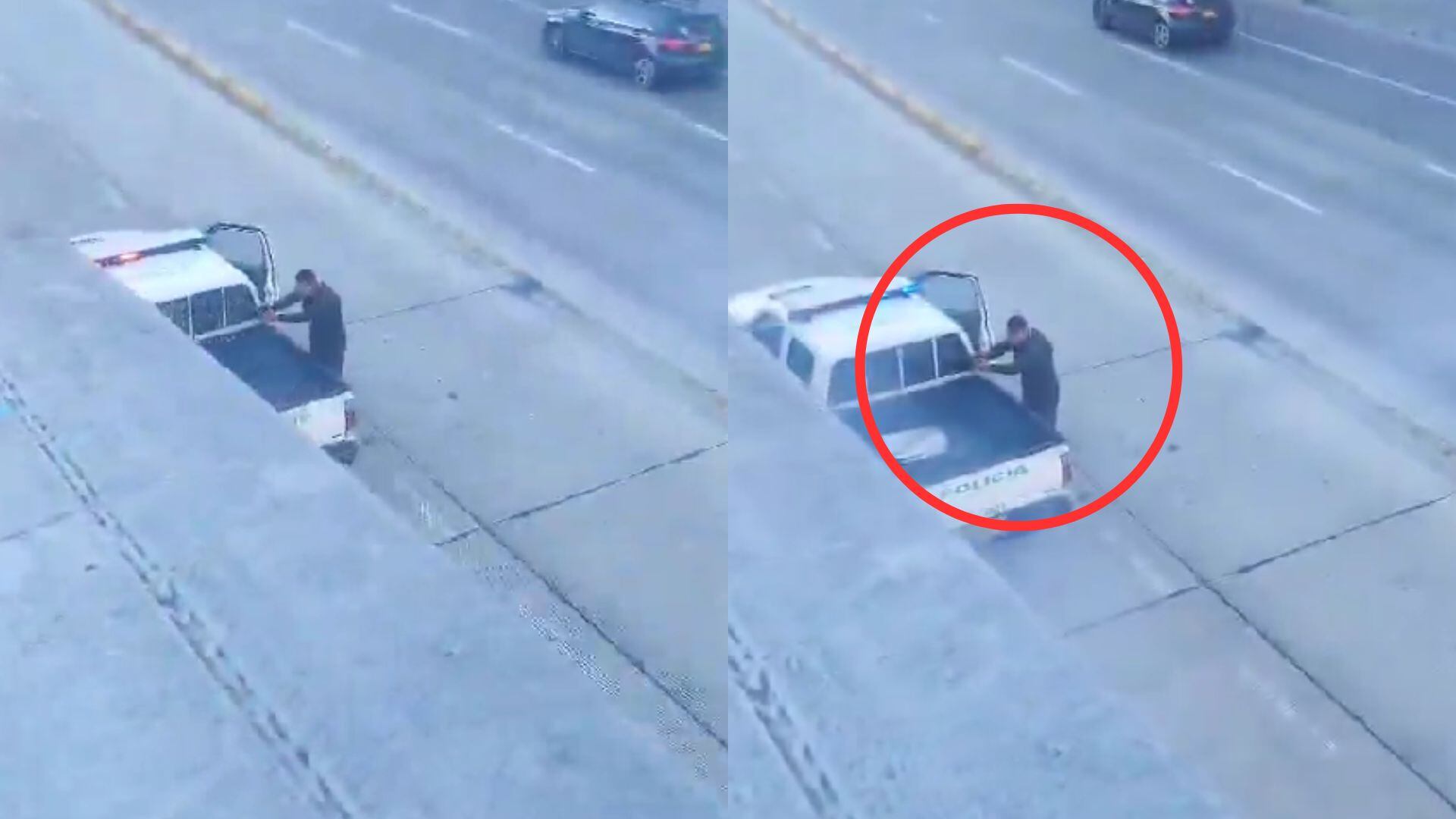 Policía dispara en U Nacional