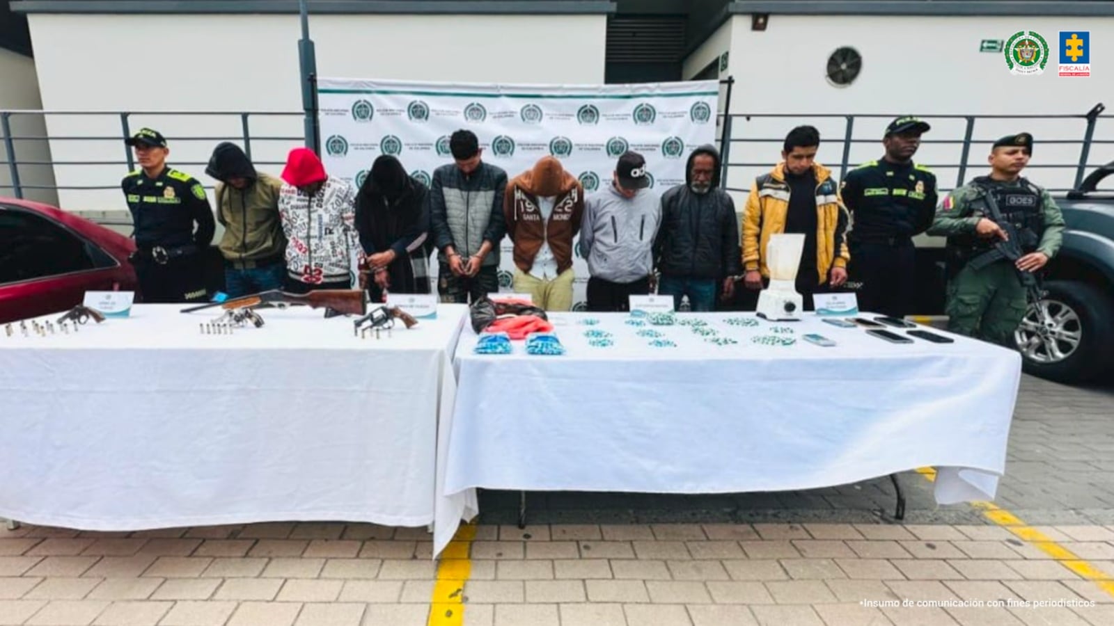 Desarticulan banda 'Los Vida Nueva' tras 6 crímenes en Soacha