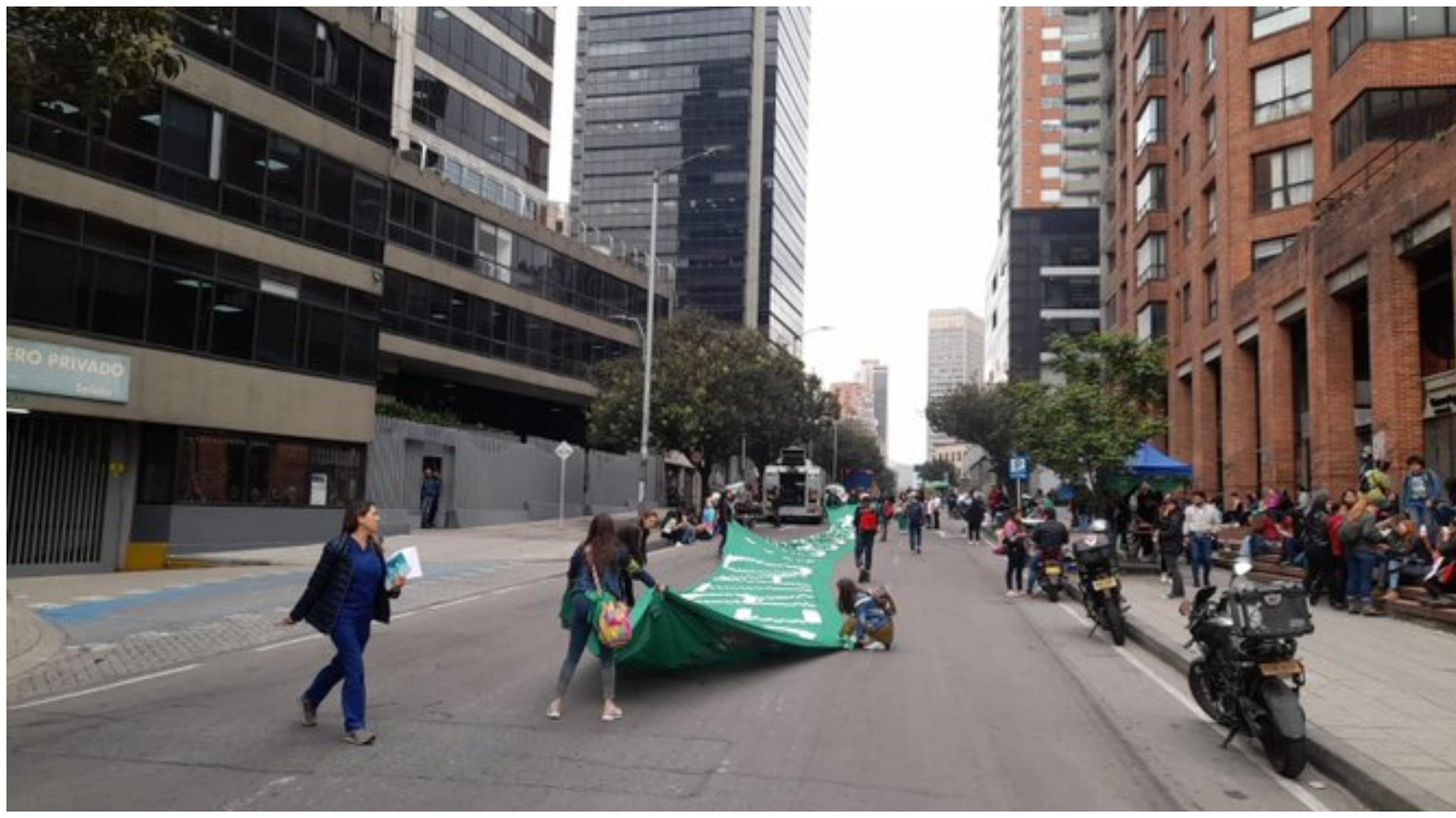Varias manifestaciones en Bogotá 28 de septiembre de 2022.
