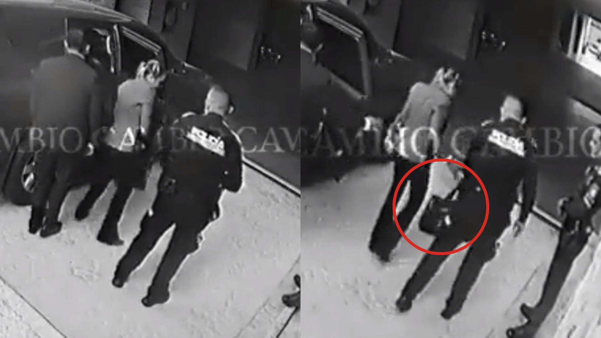 Video reveló que plata presuntamente robada a Sarabia iba en una maleta y no cinco
