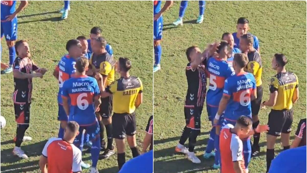 Polémica con Brandán porque le tiraron una botella y pareció ponerle la cara