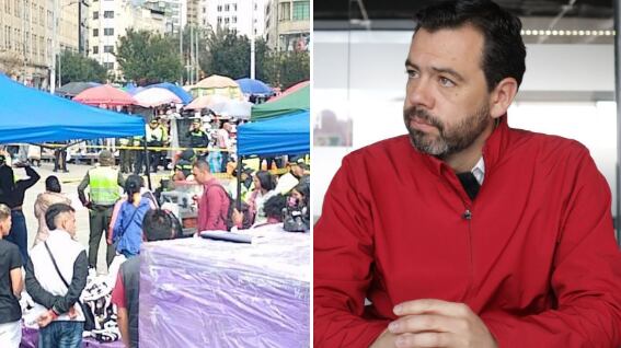 Reclamo de comerciantes de San Victorino a Carlos Fernando Galán