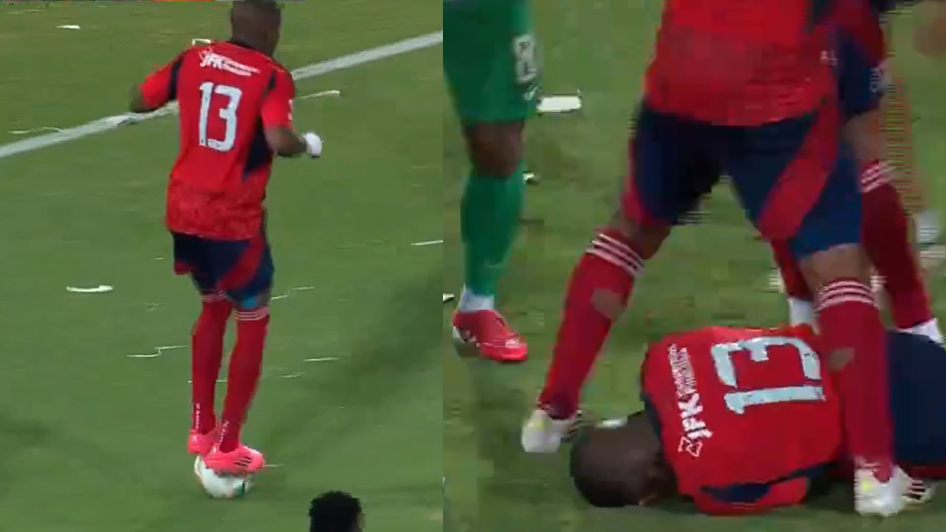 Jugada de Francisco Chaverra - Fotos: Capturas de pantalla