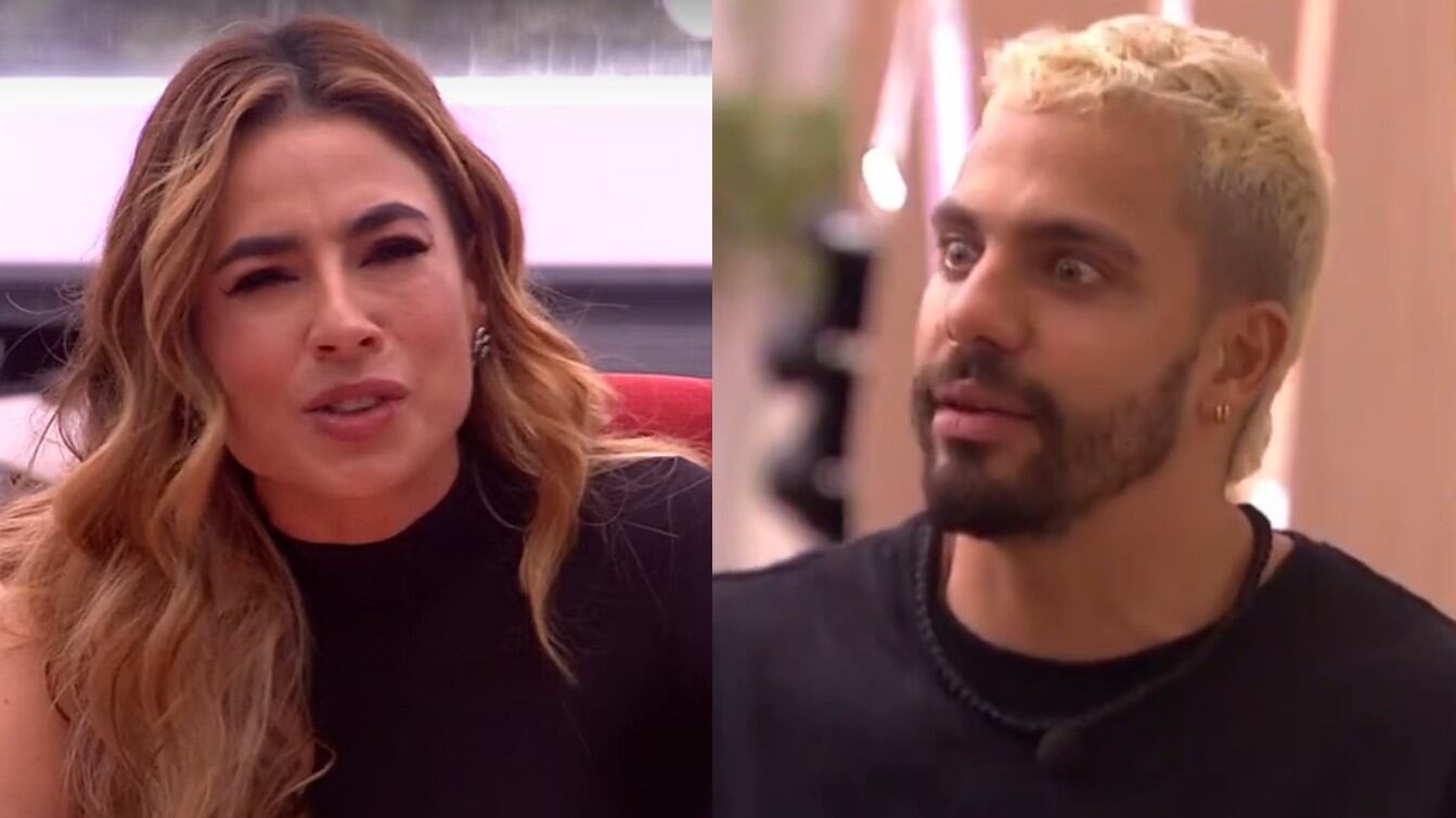 Carla Giraldo y Altafulla en 'La casa de los famosos Colombia 2'