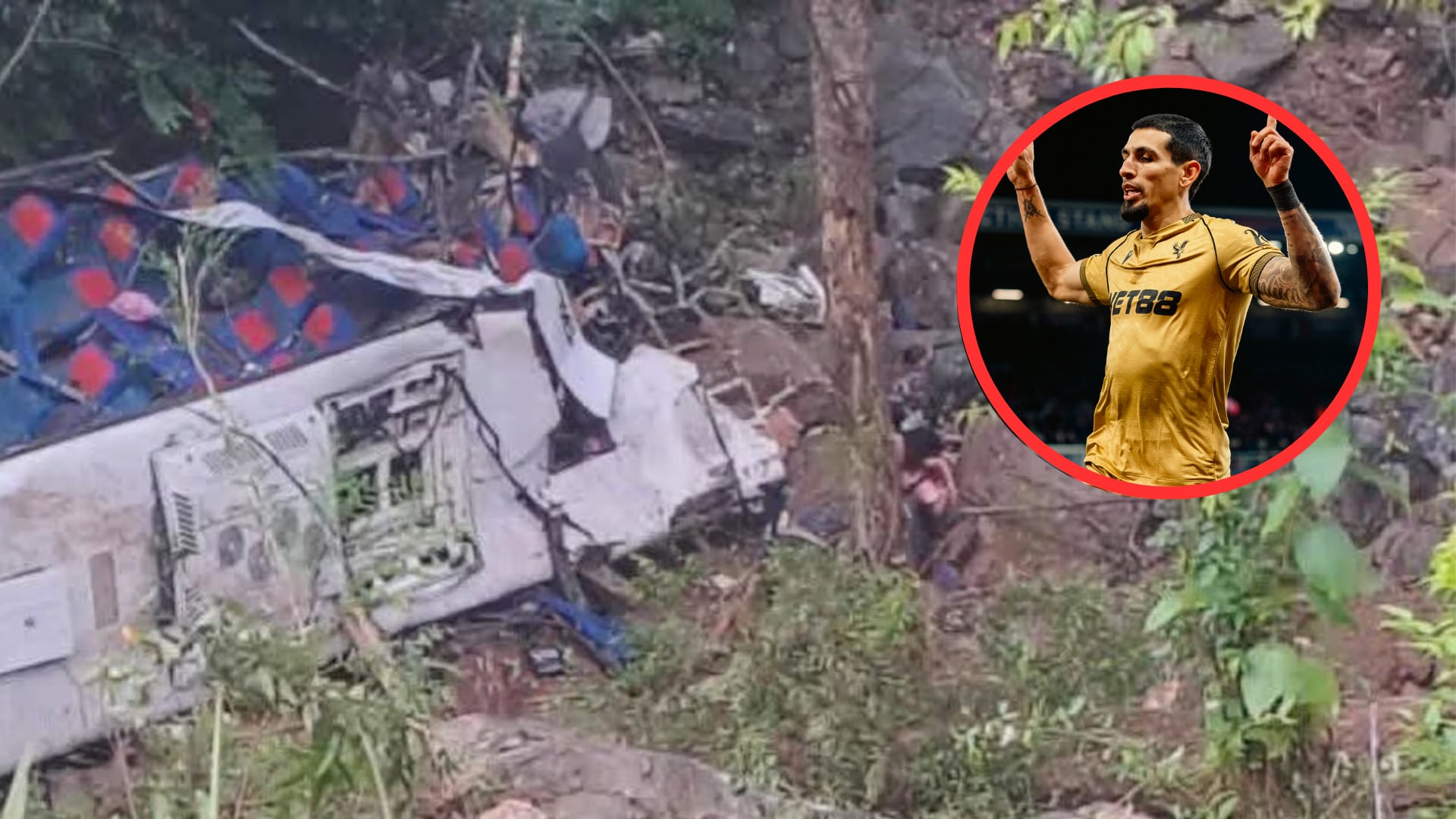 Daniel Muñoz no fue indiferente al accidente en que murieron los jóvenes estudiantes en Antioquia