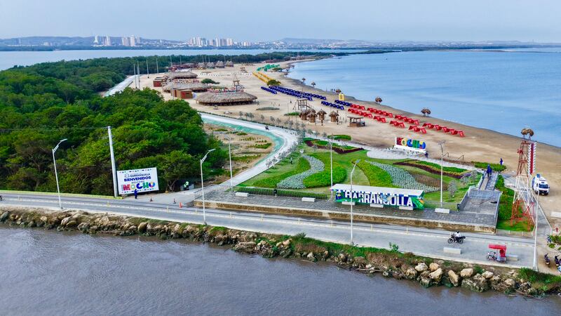 Fotos playas de Puerto Mocho en Barranquilla..