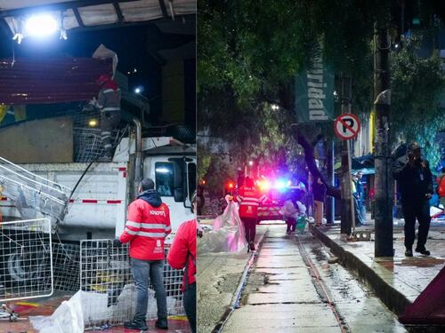 Megaoperativo en San Victorino: decomisan cuatro toneladas de mercancía y golpean el comercio informal