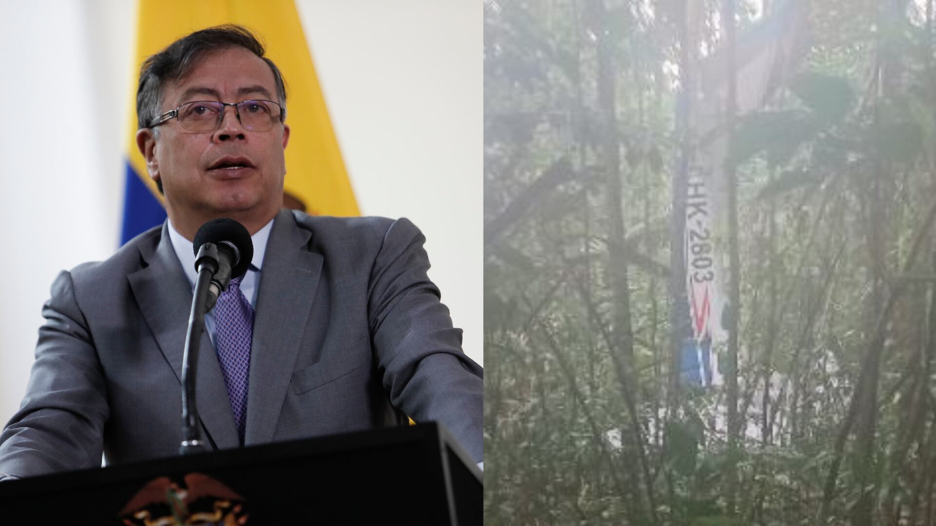 Presidente Petro se disculpó por asegurar que había encontrado a niños de avioneta en Guaviare
